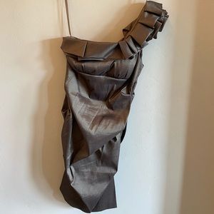 Cache Formal One-Shoulder Dress